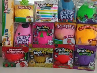 Viral Jumbo Squishys 🍑 🍌🍍🍇🍎🍓🥕🥒🧀🌭🍰