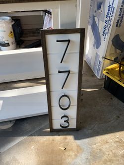 Farmhouse house numbers