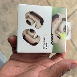 Bose Ultra Open Ear True Wireless Open Earbuds Drift Wood Sand 