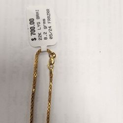 22k GOLD Necklace 8.2grms