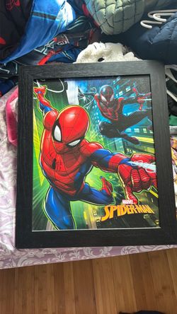 Spiderman Frame Wall Piece