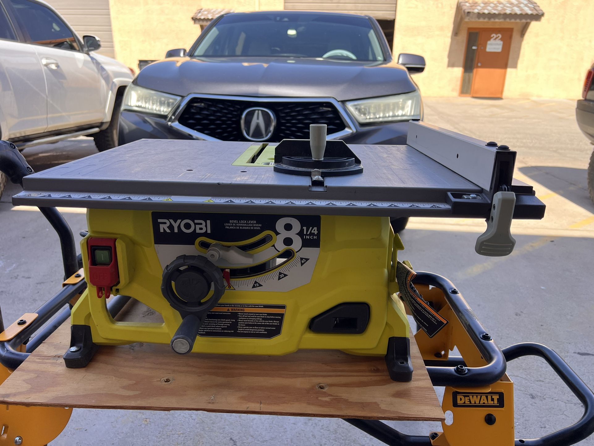 Ryobi 13 Amp 8-1/4 in. Compact Portable Corded Jobsite Table Saw (No Stand)
