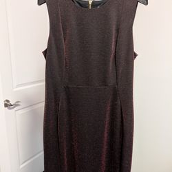 Calvin Klein Red/Black Dress Size 12
