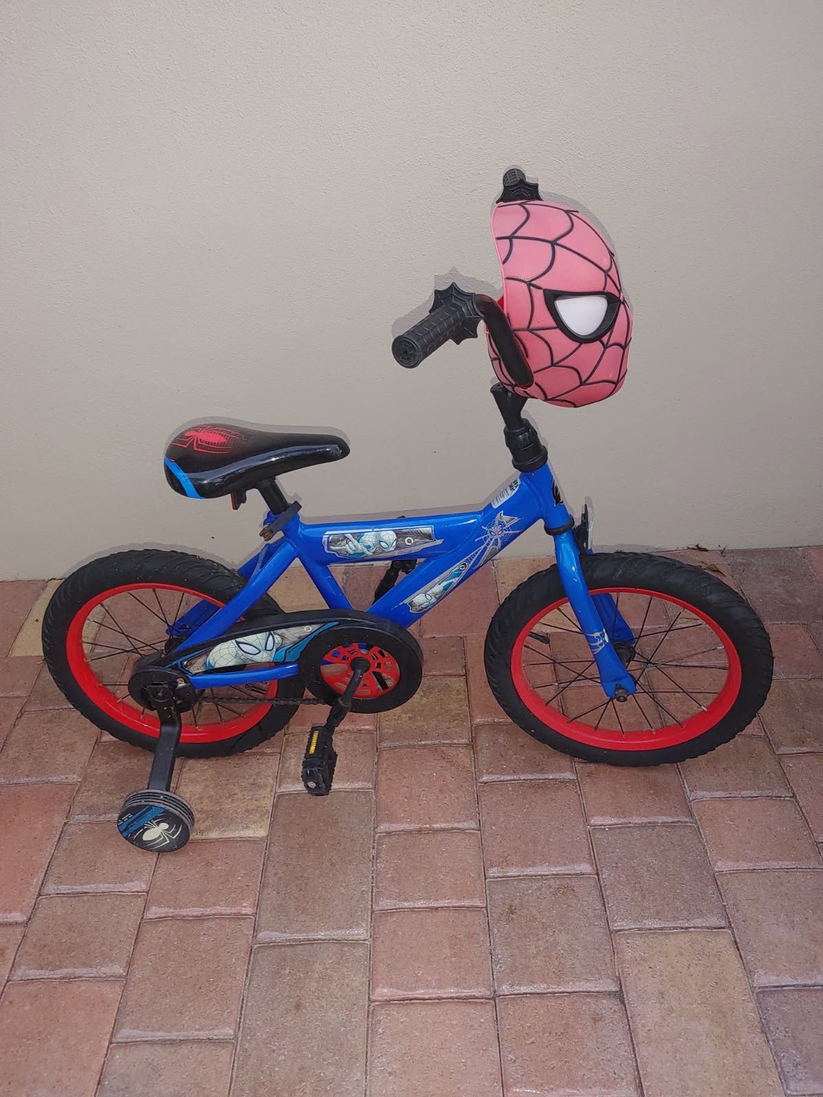 Preowned spider man bicycle kids boys bike ready to ride