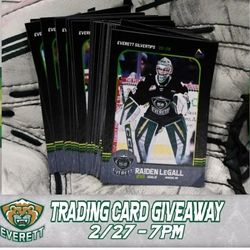 2026 Everett Silvertips Trading Cards SGA 2/27 Brand New Set