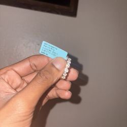 4mm Genuine Vvsd Colorless Moissanite 3.08 Carts 🤧💥 Sz 10 Ring