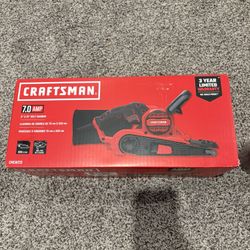 NEW Craftsman Belt Sander With Paper 