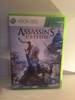 Assassins creed 3 xbox 360
