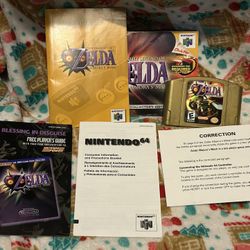 Zelda Majora’s Mask CIB For Nintendo 64