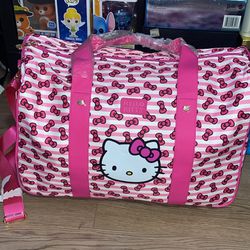 Hello Kitty Pink Travel Bag With Wheels