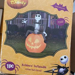 Disney Jack Skellington Halloween 6ft Inflatable