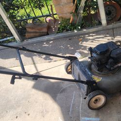 Craftsman 4.50hp push Lawnmower work good. Needs brake release cable. $60 lawnmower