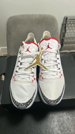Air Jordan Low-Top Sneakers White Red