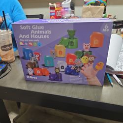 Soft Glue Animals And Houses