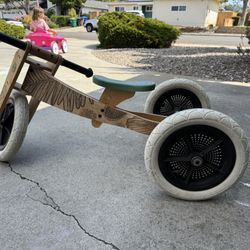 Wooden Tricycle - Wishbone Bike