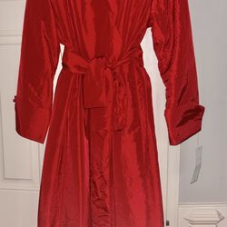 Red Lightweight “Dresses by Nubiano” Dress With Belt - Size 14