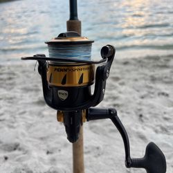 🐠 Like New Penn Spinfisher VI 4500 Reel W/ Braid & Like New St Croix Mojo Inshore 7Ft 8-17Lb Rod 🔥