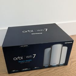 Netgear Orbi WiFi 7 (970 Series) Quad-Band Mesh System