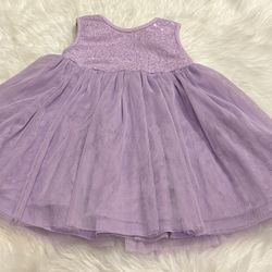 Children's Place Purple Tulle & Sequined Dress *2T