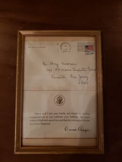 White House correspondence Regan