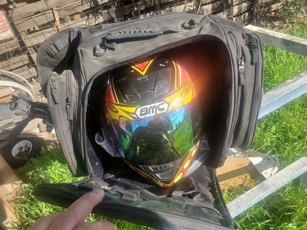 Helmet Bag And Helmet Both $30
