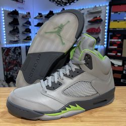 AIR JORDAN 5 RETRO “GREEN BEAN” SIZE 13