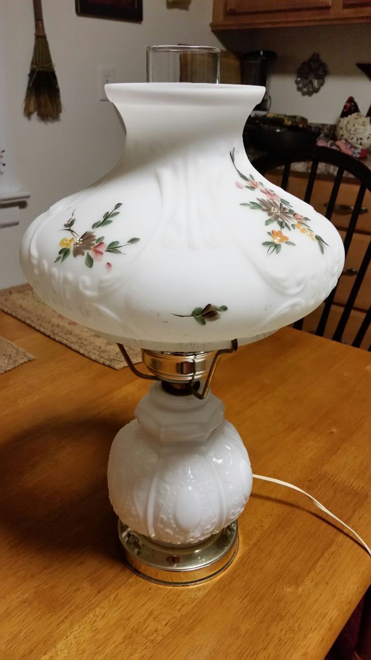 Antique lamp needs cord