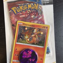 Pokemon TCG Battle Styles Charmander Promo Single Booster Pack Blister - SEALED