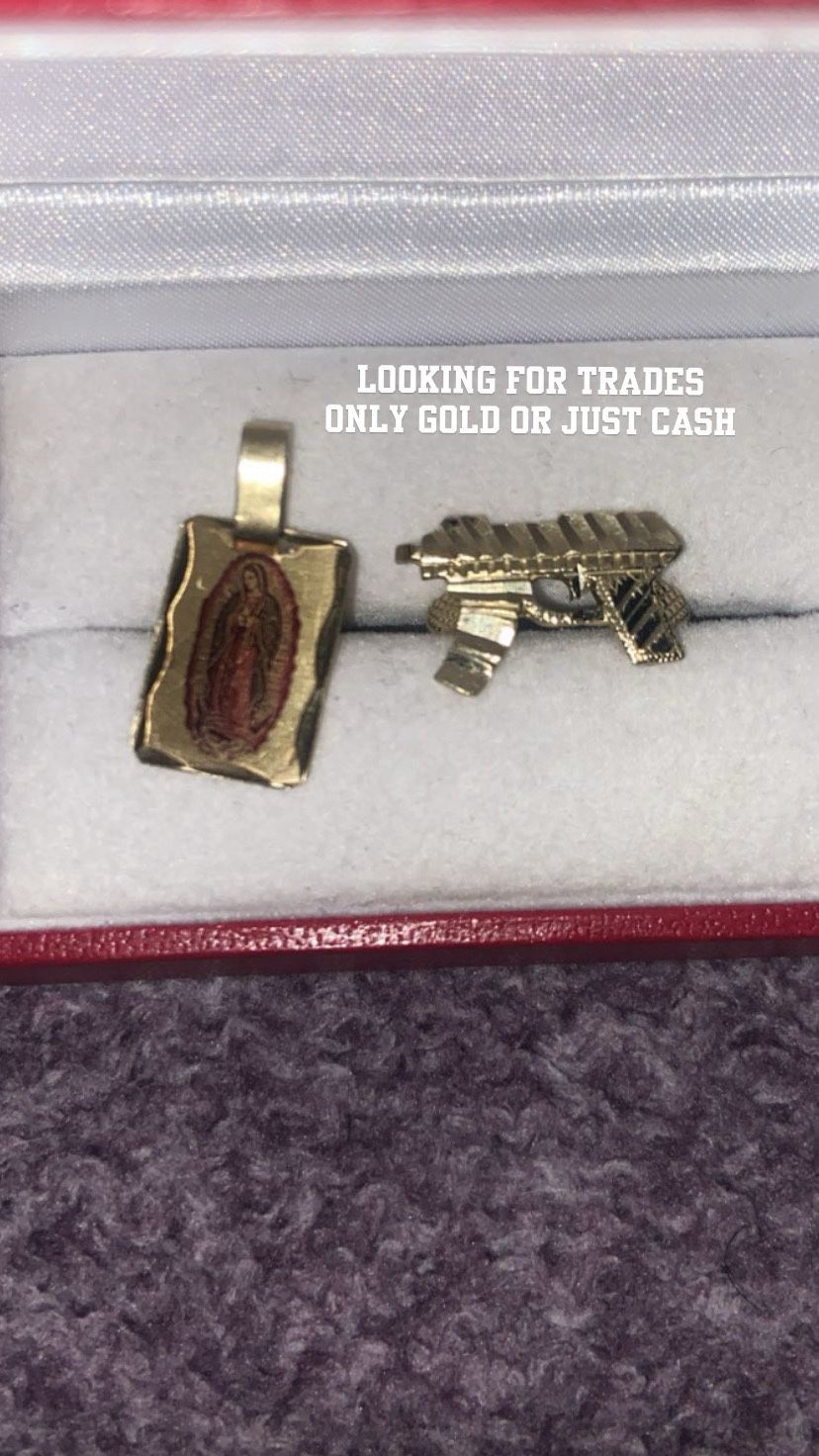 10k Draco Ring,14k Virgin Pendant