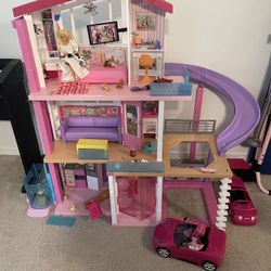 Barbie House And Accessories