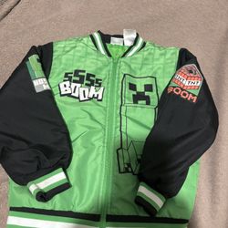 Minecraft Kids Bomber Jacket 
