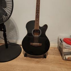 Ibanez AEB5E Acoustic-Electric Bass Guitar Black