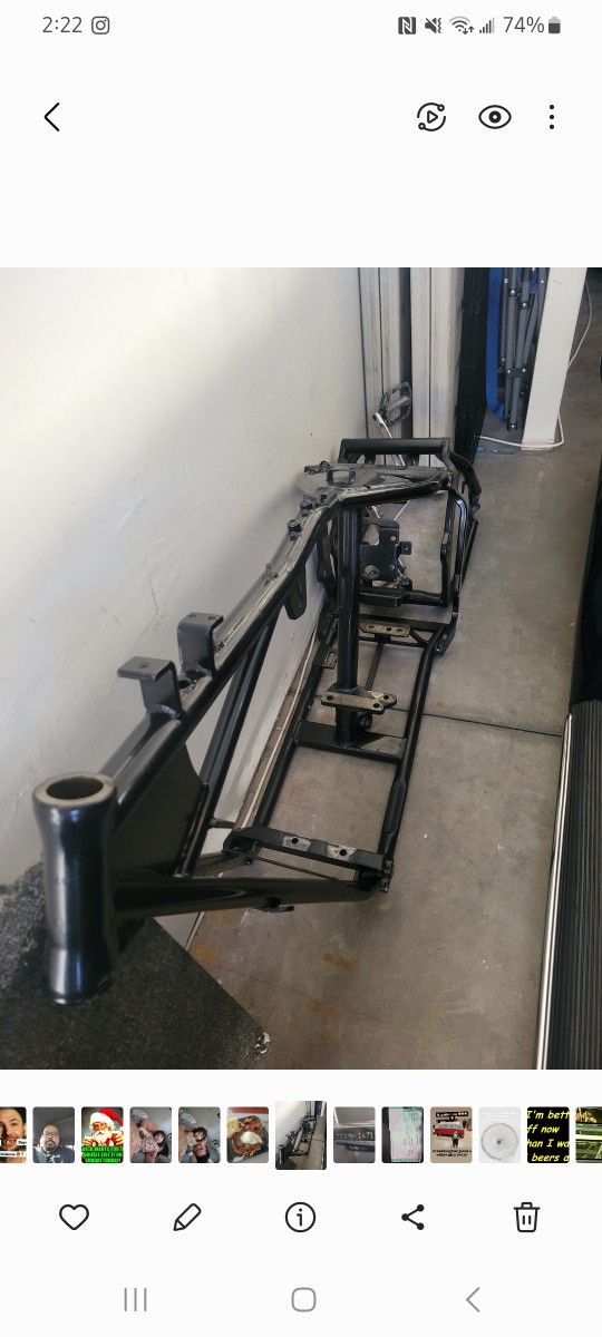 Special Construction Frame And Swingarm