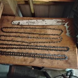 16in Bar And 2 Chains And 2 18in Brand New Chains