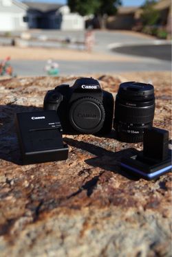 Canon Eos Rebel T7 Camera with 18-55mm Lens and Charger