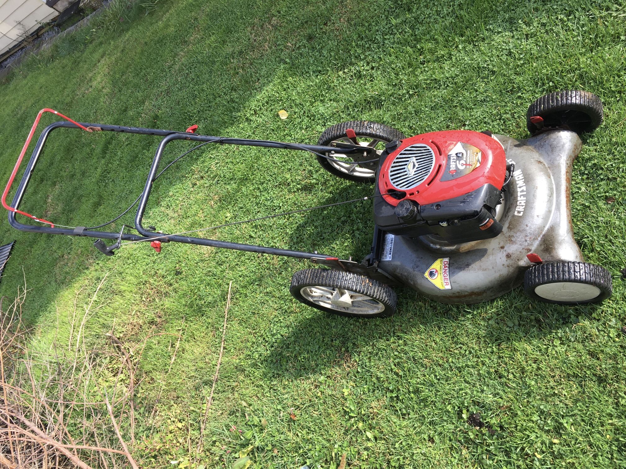  26” Bike  $60   Mower $50 Guitar  , Amp