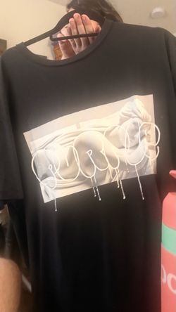 Purple and palm angles shirts