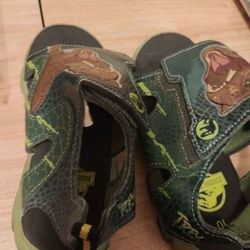 Toddler Light Up Dinosaur Sandals Size 10