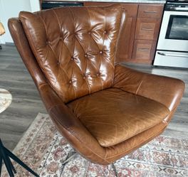 Pottery Barn leather chair