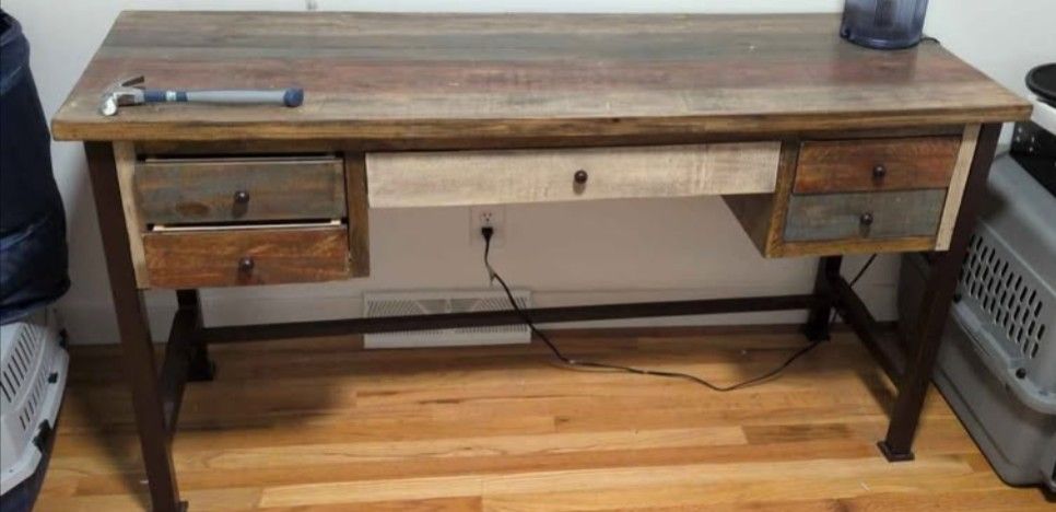 Rustic Wooden Desk
