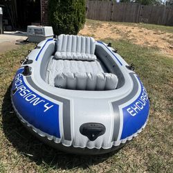 Intex Excursion 4 Inflatable 4 Person boat