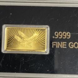 .9999 Fine Gold Bar
