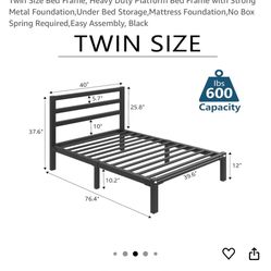 Twin Size Bed Frame