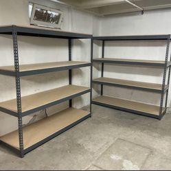 Garage Shelving 72 in W x 24 in D Industrial Quality Boltless Storage Racks Stronger Than Homedepot Costco Lowe’s