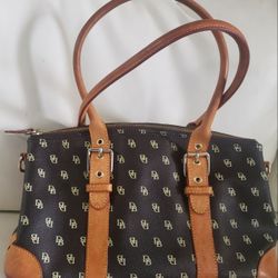 Dooney & Bourke over the shoulder leather purse