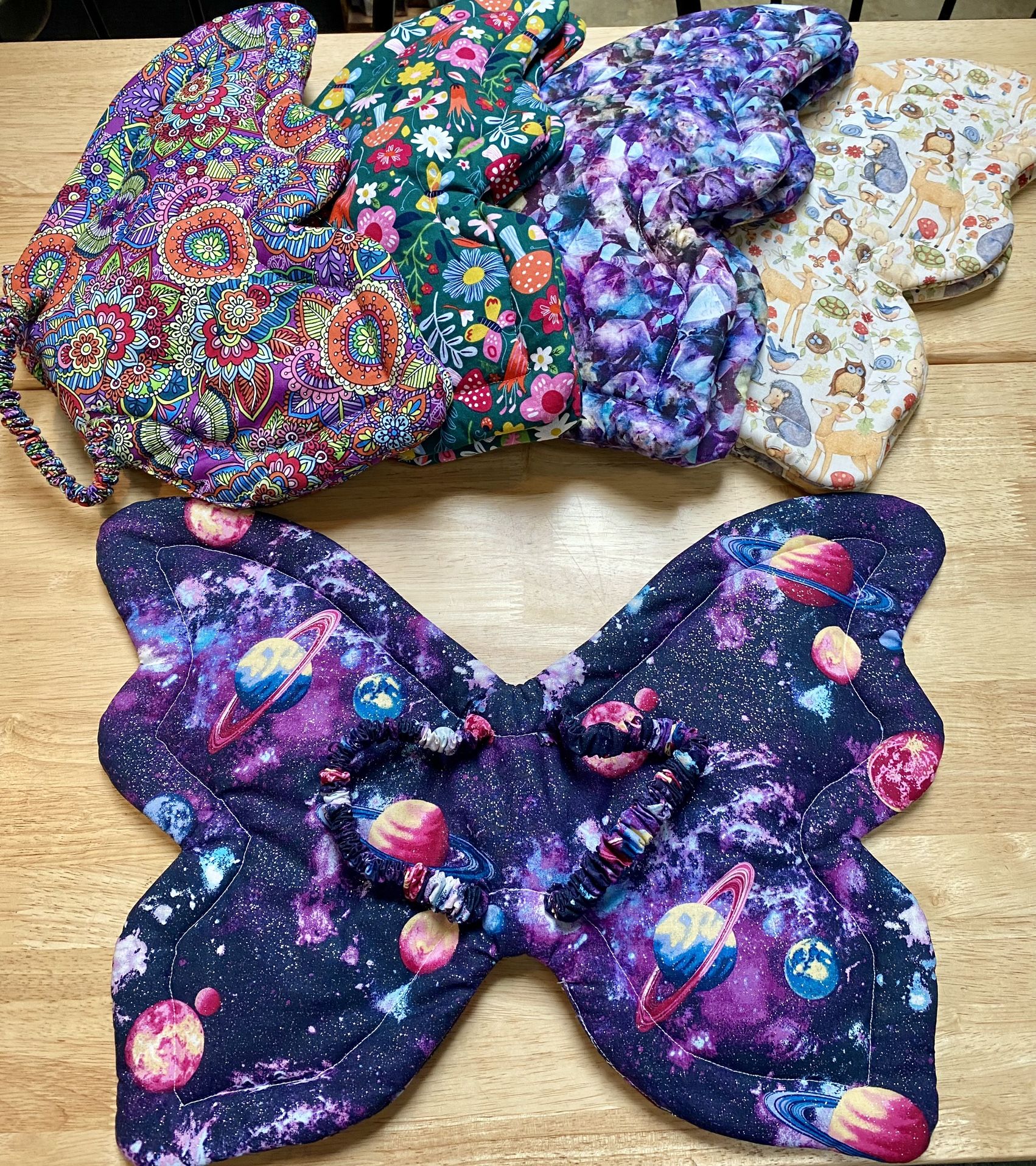 Kids Fabric Butterfly Fairy Wings