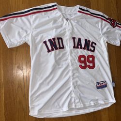 Ricky Vaughn authentic Majestic Cool Base stitched vintage Cleveland Indians jersey size 50 XL