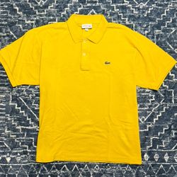 Yellow Lacoste Polo Shirt