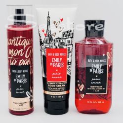 Limited Edition collection! BATH & BODY WORKS✨Netflix🗼Emily in Paris💕👠🎀❣️PARIS AMOUR❣️🎀👠💕4 piece set    