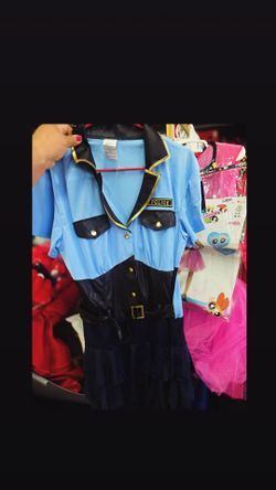 XL new women halloween costume police officer new